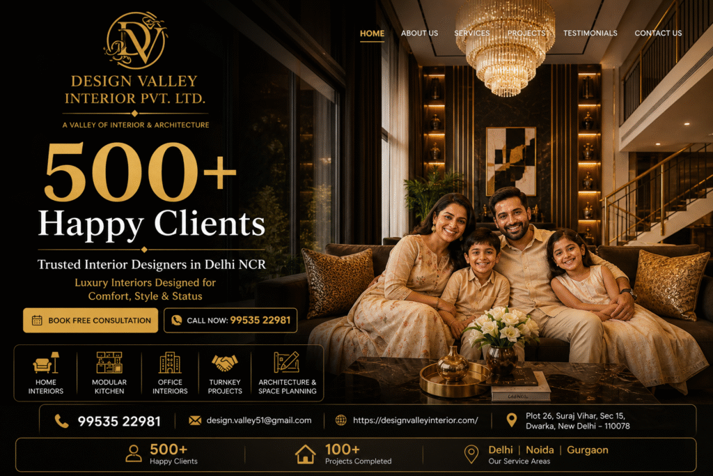 best interior designer in New Delhi